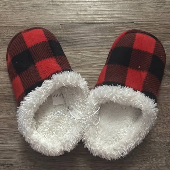 The Children's Place Other - Kids Buffalo Plaid Slippers